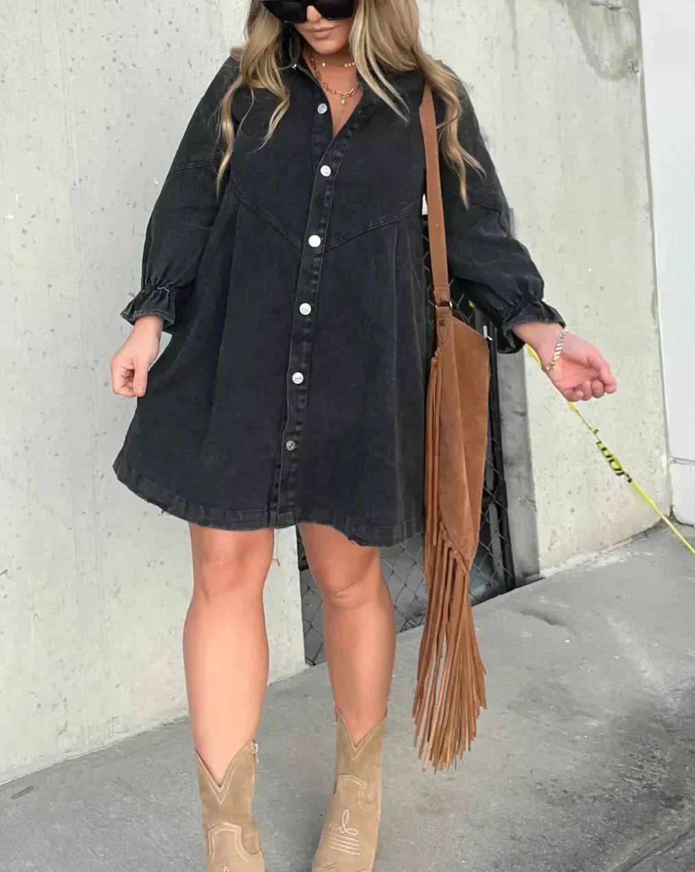 Grace™ | Robe-Chemise en Jean