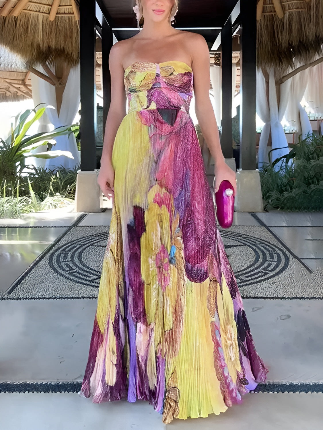 Kiara™ | Robe Longue Fleurie