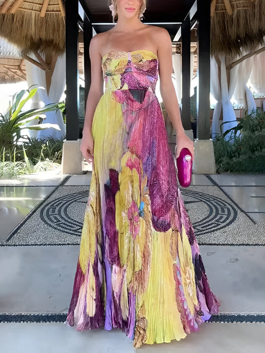 Kiara™ | Robe Longue Fleurie