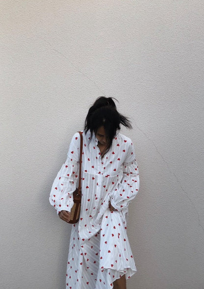 Julia™ | Robe Cœurs Texturée