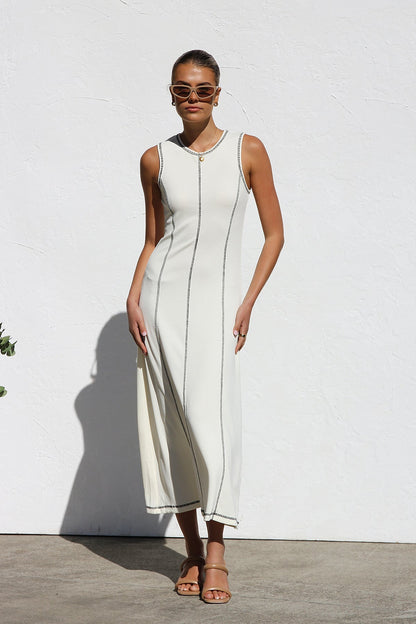 Ariana™ | Robe Longue Maxi Crème