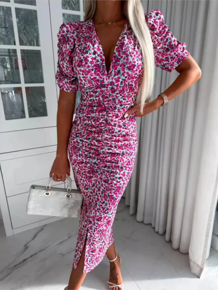 Maya™ | Robe Longue à Col V