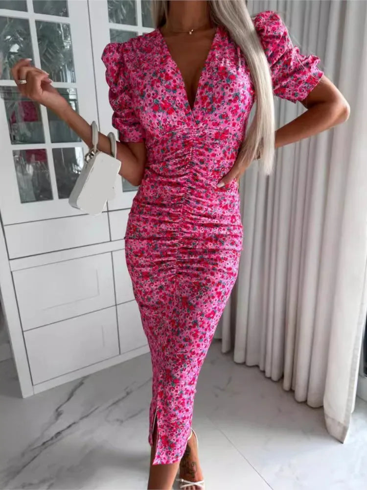 Maya™ | Robe Longue à Col V