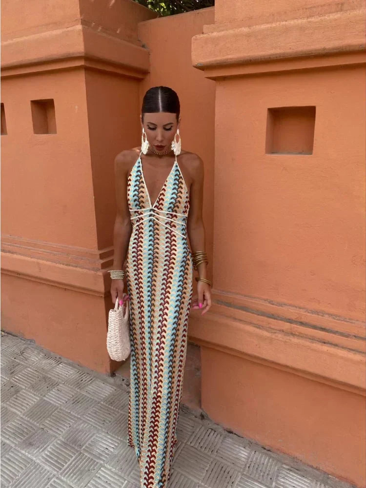 Roxanne™ | Robe Dos Nu à Col Halter