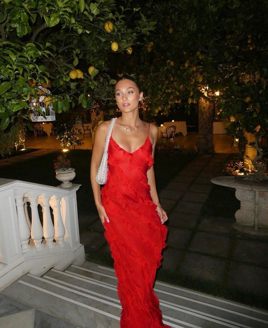 Zara™ | Robe Longue À Volants