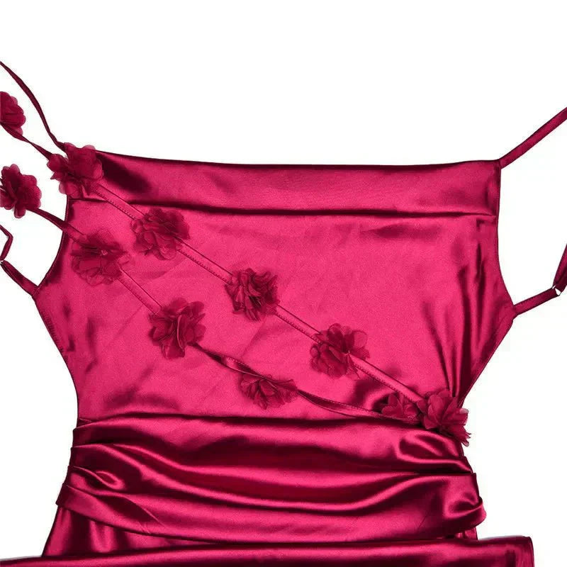 Nina™ | Robe de Soirée en Soie Luxueuse avec Volants