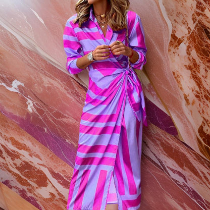 Amira™ | Robe Portefeuille Imprimée